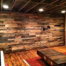 easy install pallet wood wall