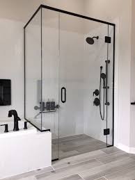 Custom Frameless Glass Shower Enclosure
