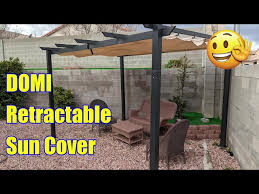 Domi Outdoor Retractable Pergola With