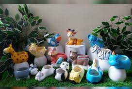 Resin Animal Planters For Indoor