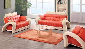 Bonded Leather 7030 Living Room Sofa