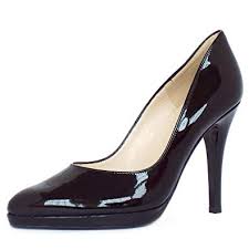 Peter Kaiser Herdi Stiletto Court Shoes In Black Patent