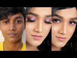 amazing male to female makeup tutorial