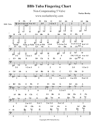 Tuba Fingering Chart Bbb 5 Valve Tuba Low Brass Playing