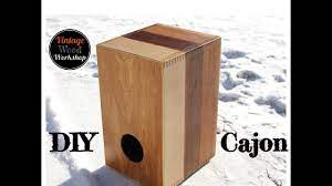 building a hardwood cajon box drum with