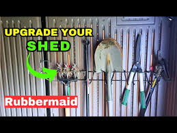 Easy Storage For Rubbermaid Shed