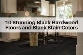 10 stunning black hardwood floors and