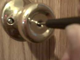 how to open a bathroom door lock you