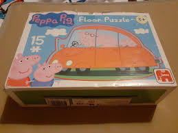 peppa pig floor puzzle 15 pieces 3 red