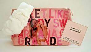 makeup pouch towel hairband nwt