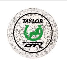 Taylor Gtr White Grey Lawn Bowls New Bowlers