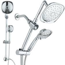 6pm score deals on fashion brands Spa Station 34 Adjustable Drill Free Slide Bar With 48 Setting Showerhead Combo Height Extension Arm 3 Way Square Rain Handheld Shower Head Low Reach Diverter Stainless Steel Hose Chrome Ipshowers Com