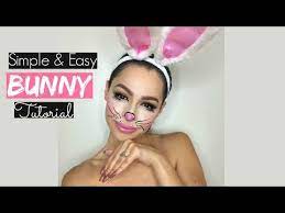 bunny halloween makeup tutorial simple