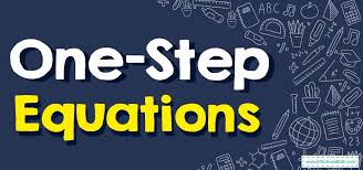 How To Solve One Step Equations Free