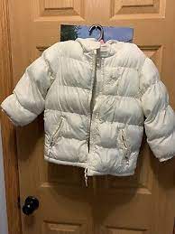 Girls The Childrens Place White Puffer