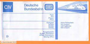 Deutschland – Eisenbahn - Fahrkarten - InterRail und EuroDomino