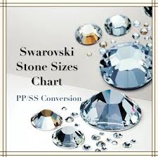 Must Have Swarovski Stone Sizes Chart For Conversion From Pp