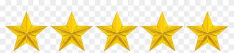 transpa five star rating png