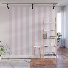 The pink stripes represent women as pink is the traditional color for baby girls. Simple Pink And White Stripes Vertical Wall Mural By Simplicity Of Live Society6