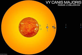 What if uy scuti and vy canis majoris enter the solar system? A Stars Vy Canis Majoris Dying He Lost 30 Times Earth Mass Every Year Steemit