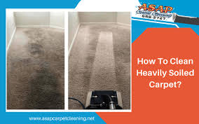 how to clean heavily soiled carpet