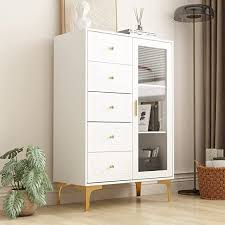 Homsee Storage Cabinet With 5 Drawers