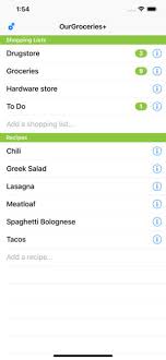 Our Groceries Shopping List On The App Store