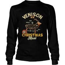 Venison Meat Chart The Christmas Meat Deer Hunter Shirt