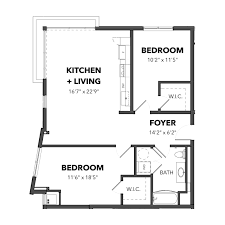 bakery living the two bedroom 2 blue