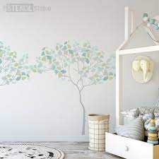Ginko Tree Stencil Nursery Stencils