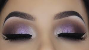 purple eye makeup daytime smokey eyes