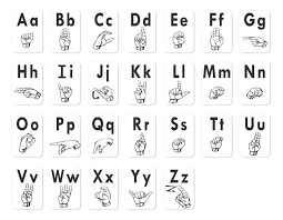 Asl Chart Printable Sign Language Charts