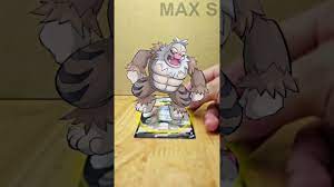 Mega Slaking X/Y Pokémon Evolution TCG | AR Card by Max S #Shorts - YouTube
