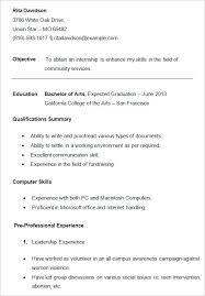Free Resume Template Download 10 College Resume Template Sample