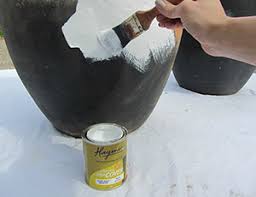 painting outdoor garden pot haymes paint