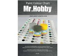 Paint Colour Chart Gunze Mr Hobby 12 Mm