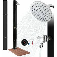 Arebos Solar Shower With Base Plate