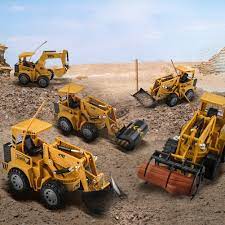MyBeauty 1/24 5CH Wireless Remote Control Engineering Car Excavator Vehicle  Kids Toy - Walmart.com