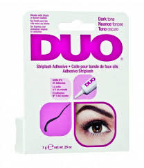 duo brush on eyelash adhesive dark