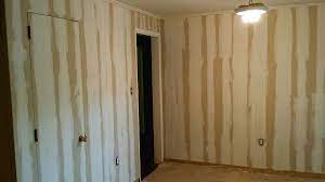 Remove Old Wood Paneling The Easy Way