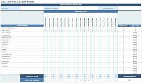 Employee Review Form Template Free Awesome Performance