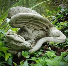 Baby Dragon Ornament Gothic Statue