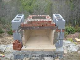 diy outdoor fireplace build outdoor