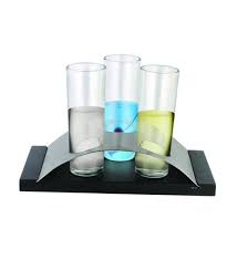 Buy Venus Shot Glass With Wooden Tray
