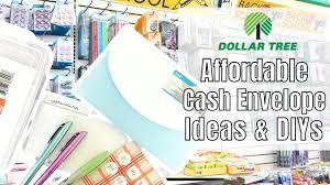 dollar tree cash envelope system ideas