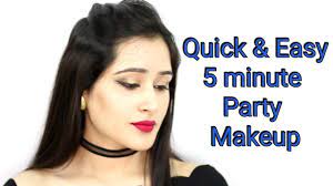 party makeup in 5 mins for beginners