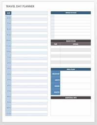 free itinerary templates smartsheet