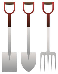 tool line pitchfork png clipart
