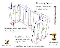 home bar construction plans free