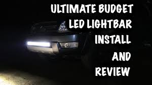 Nilight 32 180w Led Light Bar Install And Review Youtube
